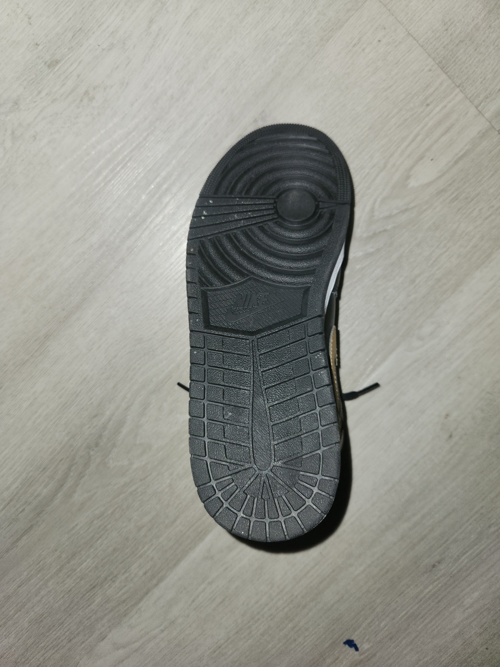 Nike Men’s Black And Gold Air Jordan 1's